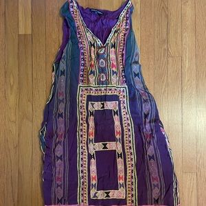 Anthropologie dress, printed, size small
